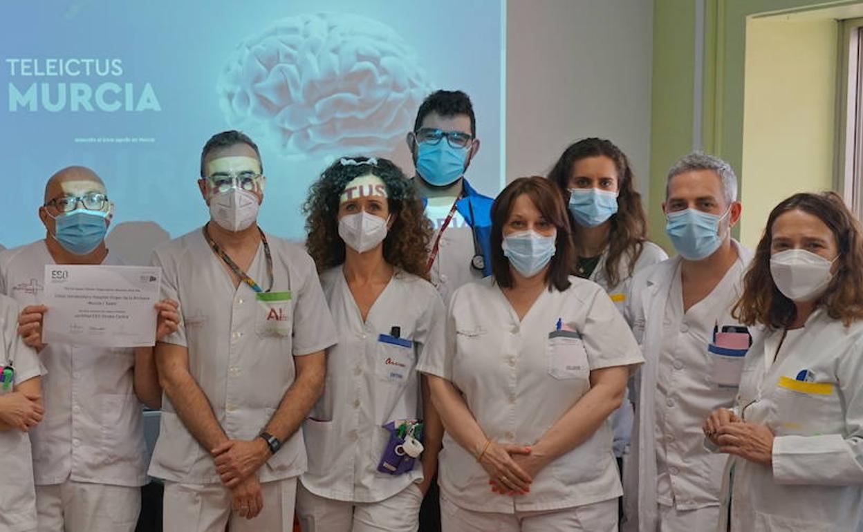 La Unidad de Ictus de la Arrixaca consigue una acreditación europea por La Unidad de Ictus de la Arrixaca consigue una acreditación europea por